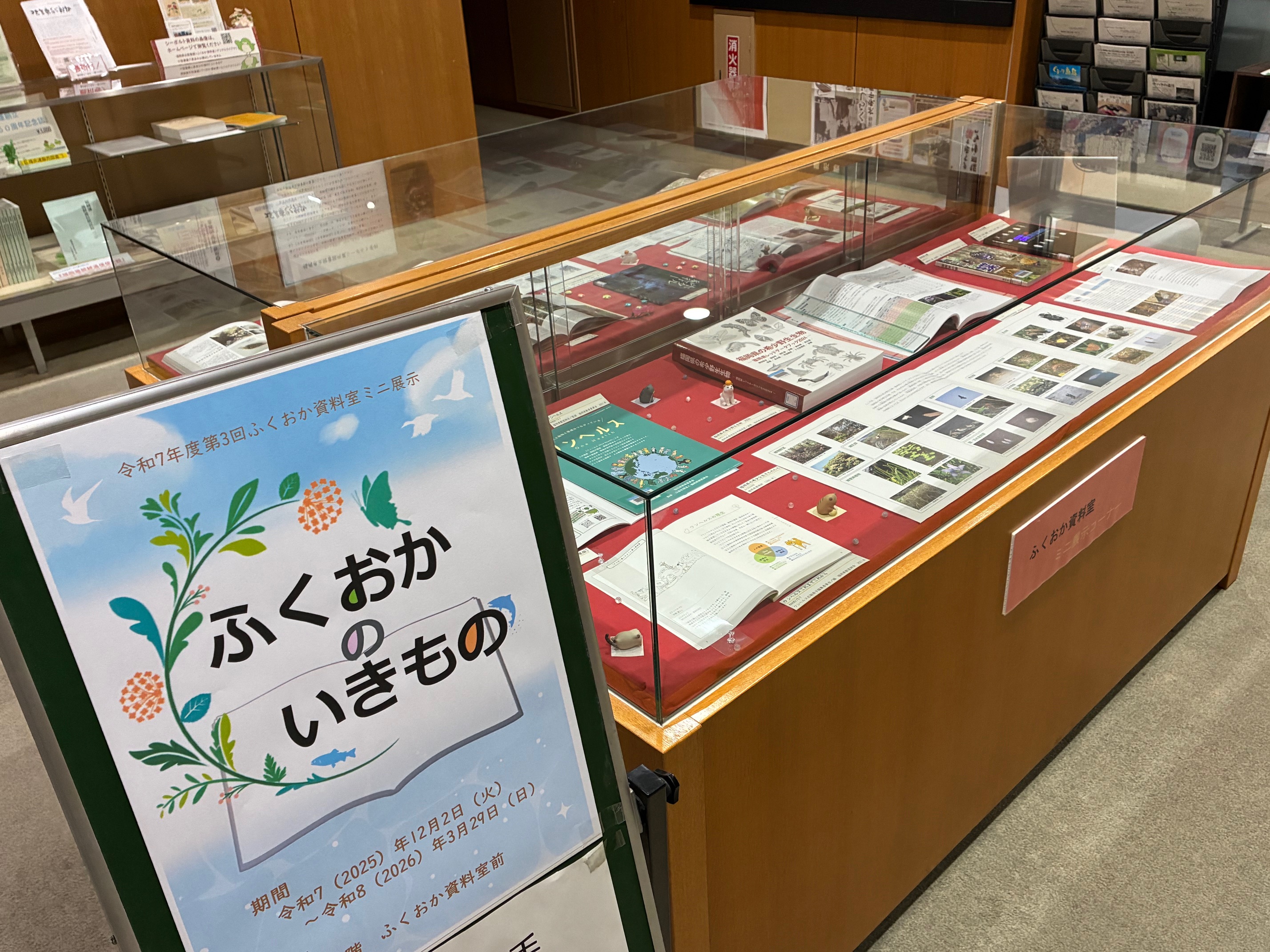 ミニ展示の様子